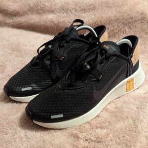 Nike Reposto "Black Light Cognac" Sneakers, Size 10